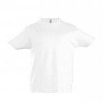 Modèle enfant de tee shirt publicitaire couleur blanc