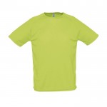 T-shirts de sport personnalisables couleur vert clair