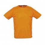 T-shirts de sport personnalisables couleur orange