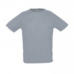 T-shirts de sport personnalisables couleur gris