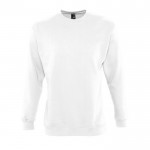 Sweat-shirt informel pour floqué le logo couleur blanc