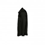 Chemise homme en coton et élasthanne 140 g/m2 SOL'S Brighton couleur noir vue latérale