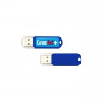 Clé USB pas cher avec impression numérique couleur bleue