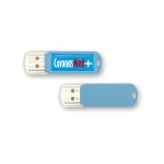 Clé USB pas cher avec impression numérique couleur bleu clair