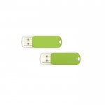 Clé USB pas cher avec impression numérique couleur lime deuxième