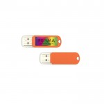 Clé USB pas cher avec impression numérique couleur orange