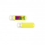 Clé USB pas cher avec impression numérique couleur jaune