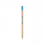 Crayon personnalisé avec détails de couleur bleu ciel avec zone d'impression