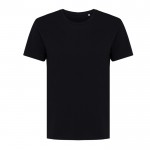 T-shirt pour femme en coton recyclé, slim fit, 160 g/m², Iqoniq couleur noir