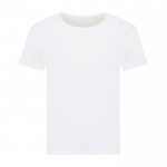 T-shirt pour femme en coton recyclé, slim fit, 160 g/m², Iqoniq couleur blanc