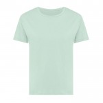 T-shirt pour femme en coton recyclé, slim fit, 160 g/m², Iqoniq couleur vert clair