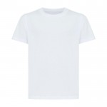 T-shirt enfant coton recyclé, casual fit, 160 g/m², Iqoniq couleur blanc