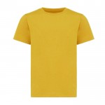 T-shirt enfant coton recyclé, casual fit, 160 g/m², Iqoniq couleur jaune foncé
