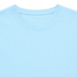 T-shirt enfant coton recyclé, casual fit, 160 g/m², Iqoniq couleur cyan troisième vue