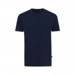 T-shirt coton recyclé et biologique 180 g/m2 Iqoniq Bryce couleur bleu marine