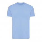 T-shirt coton recyclé et biologique 180 g/m2 Iqoniq Bryce couleur bleu pastel