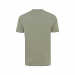 T-shirt coton recyclé et biologique 180 g/m2 Iqoniq Manuel couleur vert chiné deuxième vue