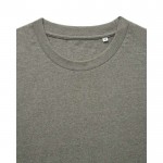 T-shirt coton recyclé et biologique 180 g/m2 Iqoniq Manuel couleur vert chiné troisième vue