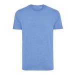T-shirt coton recyclé et biologique 180 g/m2 Iqoniq Manuel couleur bleu chiné