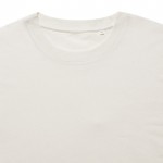 T-shirt unisexe en coton recyclé, slim fit, 160 g/m², Iqoniq couleur naturel troisième vue