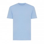 T-shirt unisexe en coton recyclé, slim fit, 160 g/m², Iqoniq couleur cyan