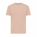 T-shirt unisexe en coton recyclé, slim fit, 160 g/m², Iqoniq couleur saumon