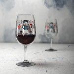 Verre à vin personnalisable en tritan couleur transparent photo d'ambiance