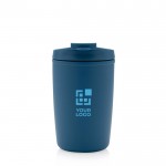 Mug fabriqué à partir de plastique recyclé avec zone d'impression
