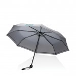 Mini parapluie avec détails réfléchissants avec zone d'impression