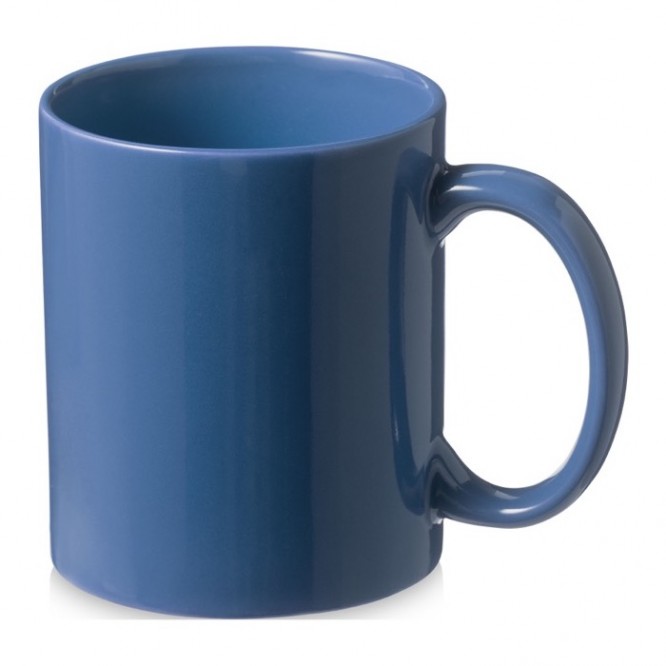 Mug en céramique personnalisable couleur bleu