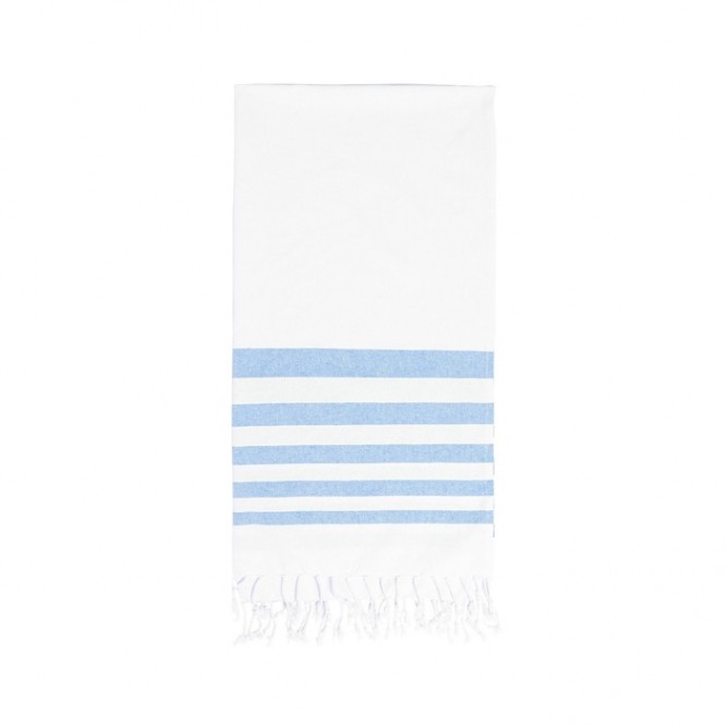 Paréo serviette bicolore en coton 180 g/m2