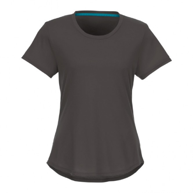 T-shirt éco à col rond pour femmes 160 g/m2 couleur gris foncé