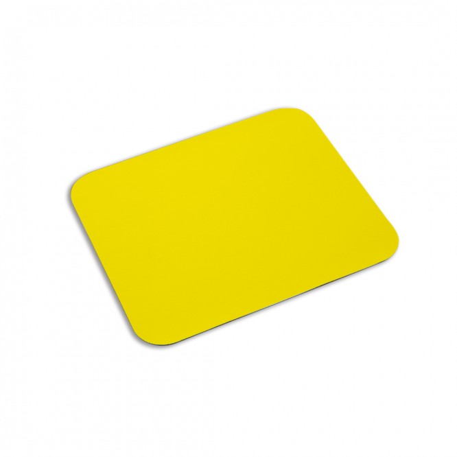 Tapis de souris design en couleurs vives couleur jaune