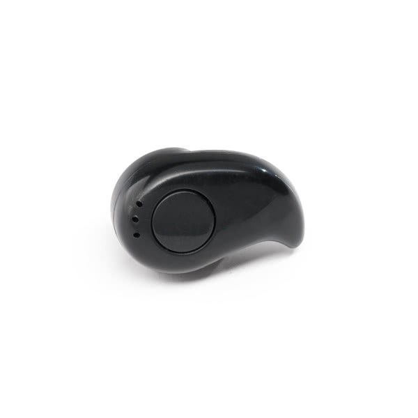 Écouteurs publicitaires Bluetooth dans une boîte couleur noir