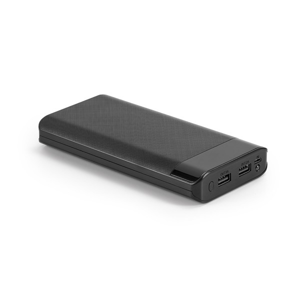 Batterie portable personnalisable 16.000mAh couleur noir