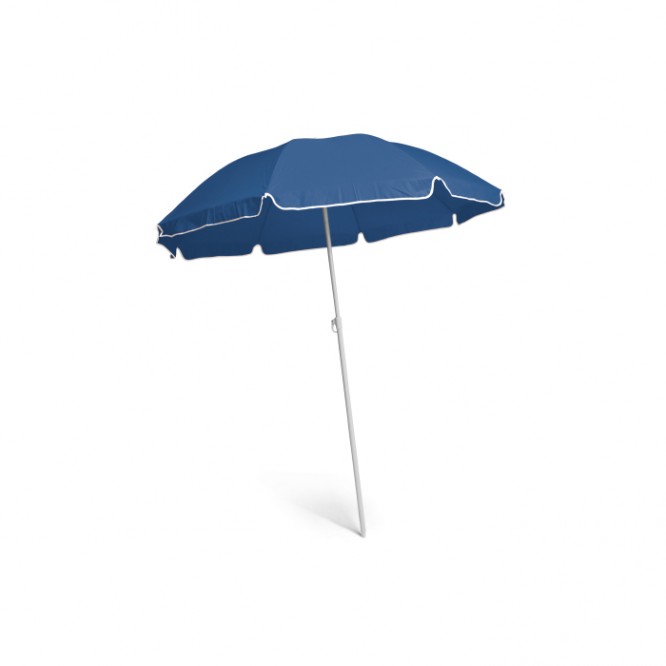 Parasol publicitaire pour client couleur bleu