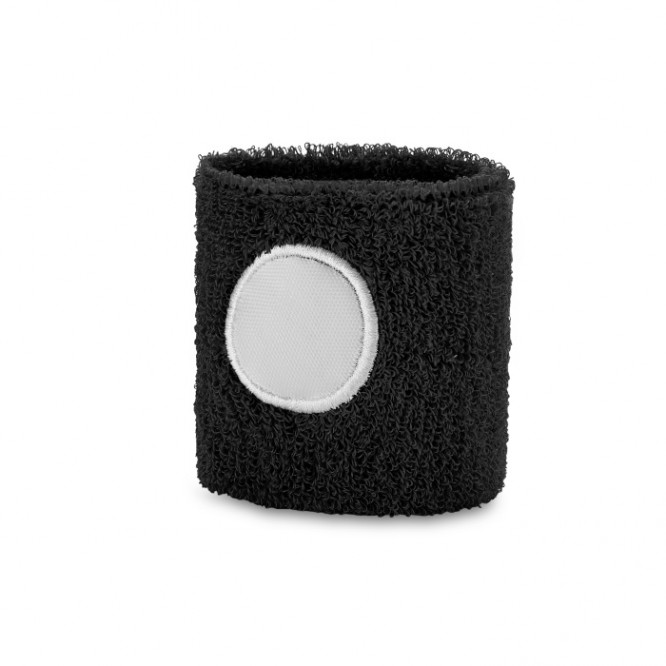 Bracelet élastique avec logo imprimé couleur noir