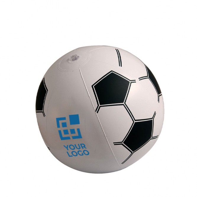 Ballon gonflable de style football rétro
