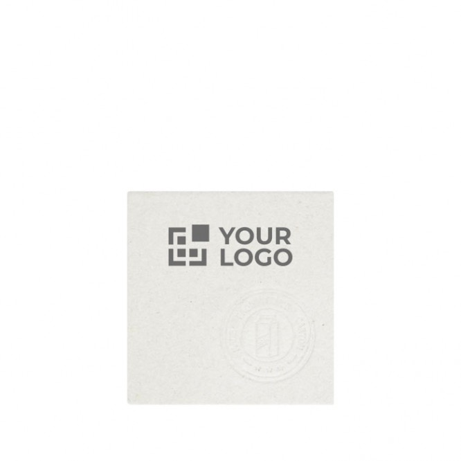 Bloc-notes avec logo en carton recyclé
