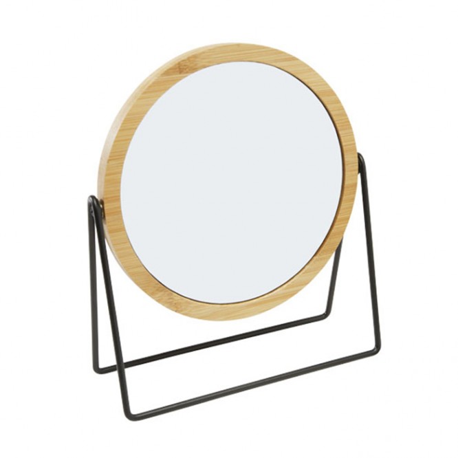 Miroir personnalisé avec logo pivotant