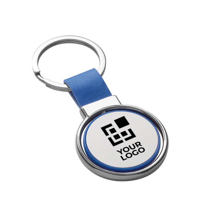 Porte-clé rotatif pour entreprise avec logo