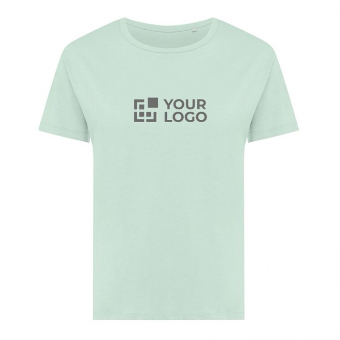 T-shirt pour femme en coton recyclé, slim fit, 160 g/m², Iqoniq