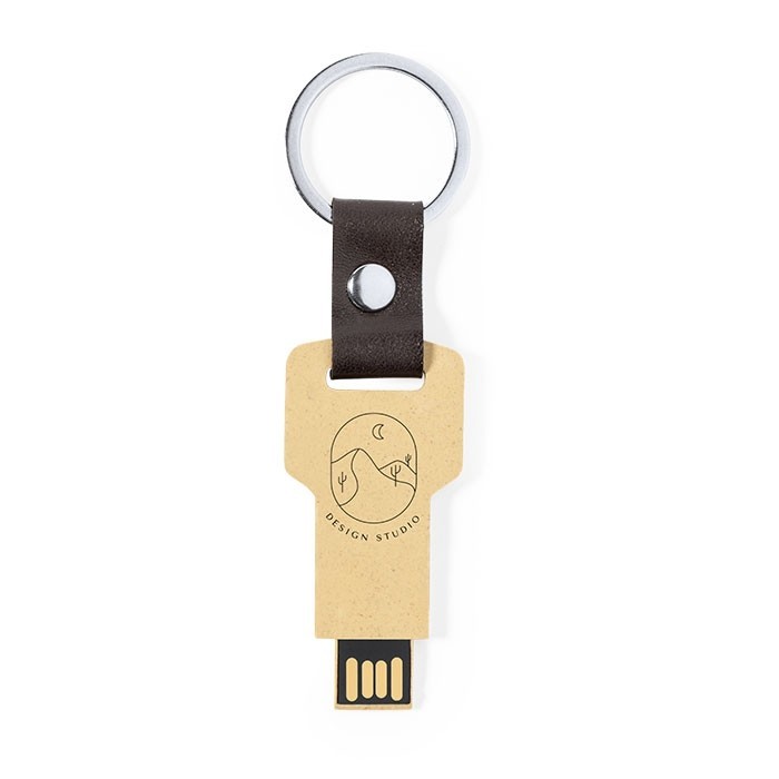 Porte clé avec sa clé USB 8 Go personnalisé avec photo
