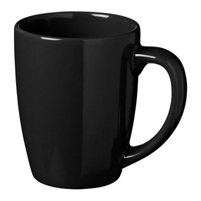 Mug personnalisée publicitaire en céramique couleur noir