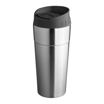 Thermos mug personnalisé en acier inoxydable couleur argenté