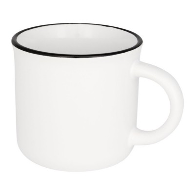 Mug original avec un style vintage couleur blanc