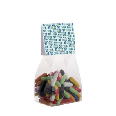 Sachet de bonbons en sac avec en-tête personnalisé 100g