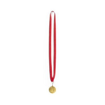 Médaille en métal avec ruban