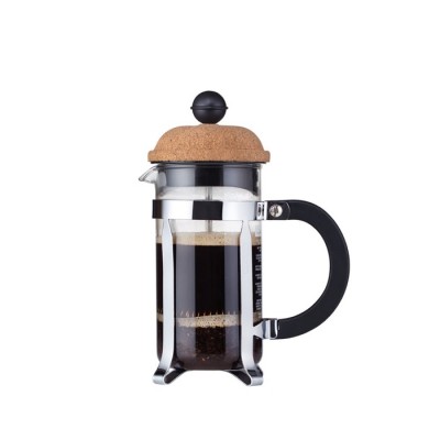 Machine à café à piston en verre borosilicate