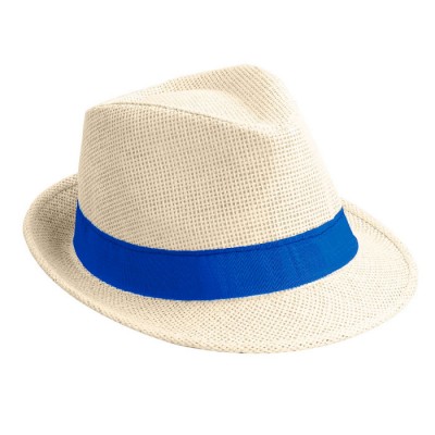 Chapeau moderne pour les événements couleur bleu roi première vue